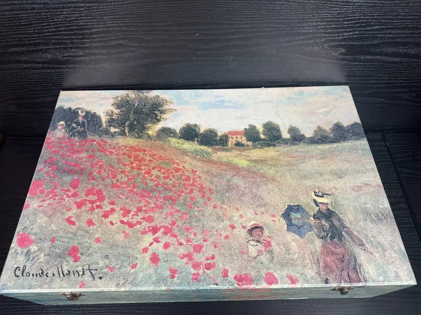 Stechcol Fine Bone China Tea Set – Claude Monet 'Poppy Field' Design – New Boxed