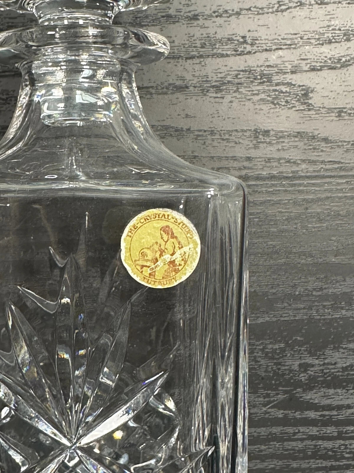Vintage Full Lead Cut Glass Crystal Decanter – The Crystal Studio