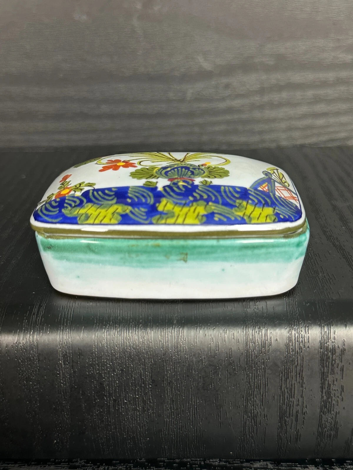 Vintage Ente Ceramica Faenza Trinket Dish – Hand-Painted Italian Pottery