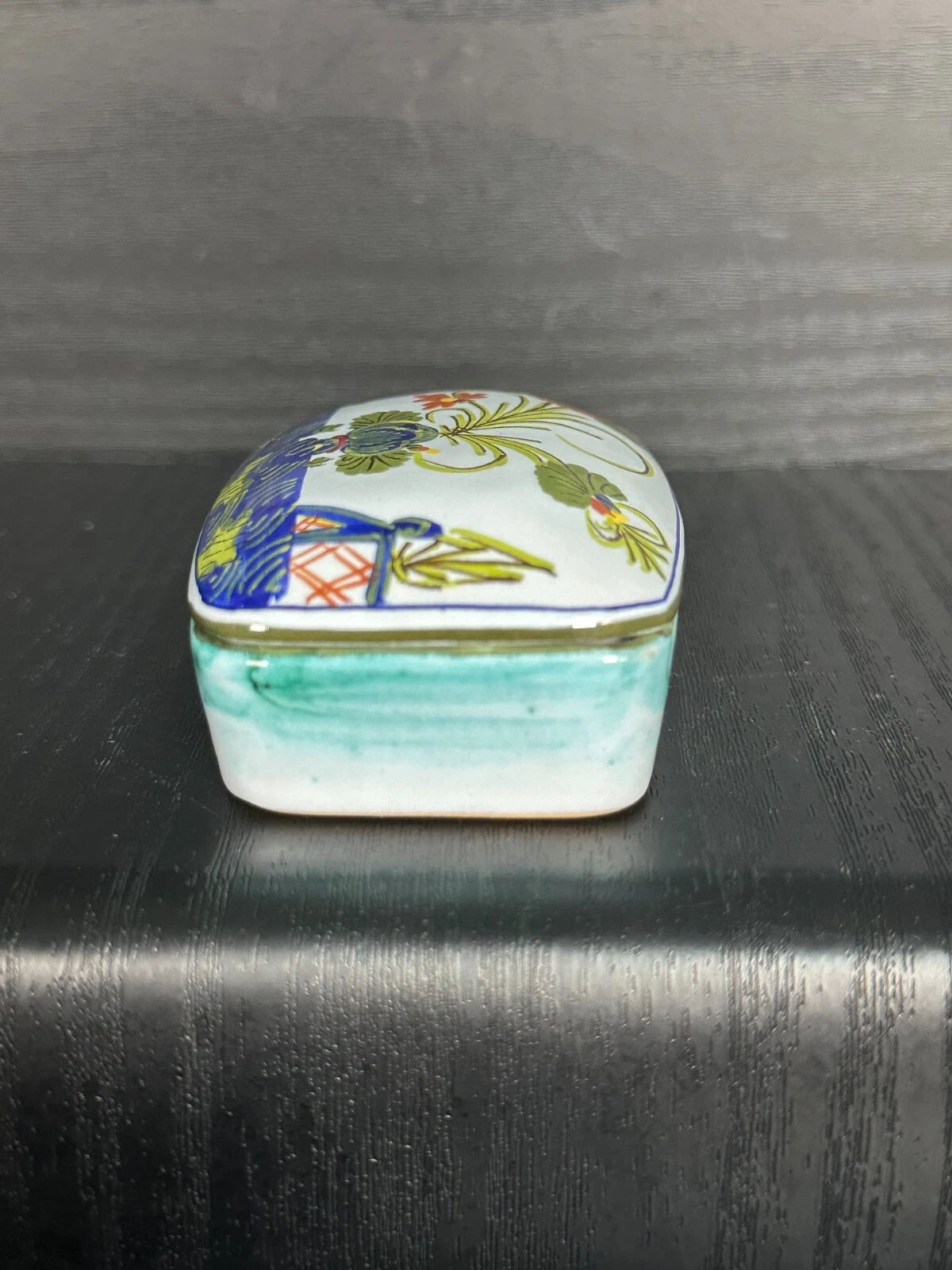 Vintage Ente Ceramica Faenza Trinket Dish – Hand-Painted Italian Pottery