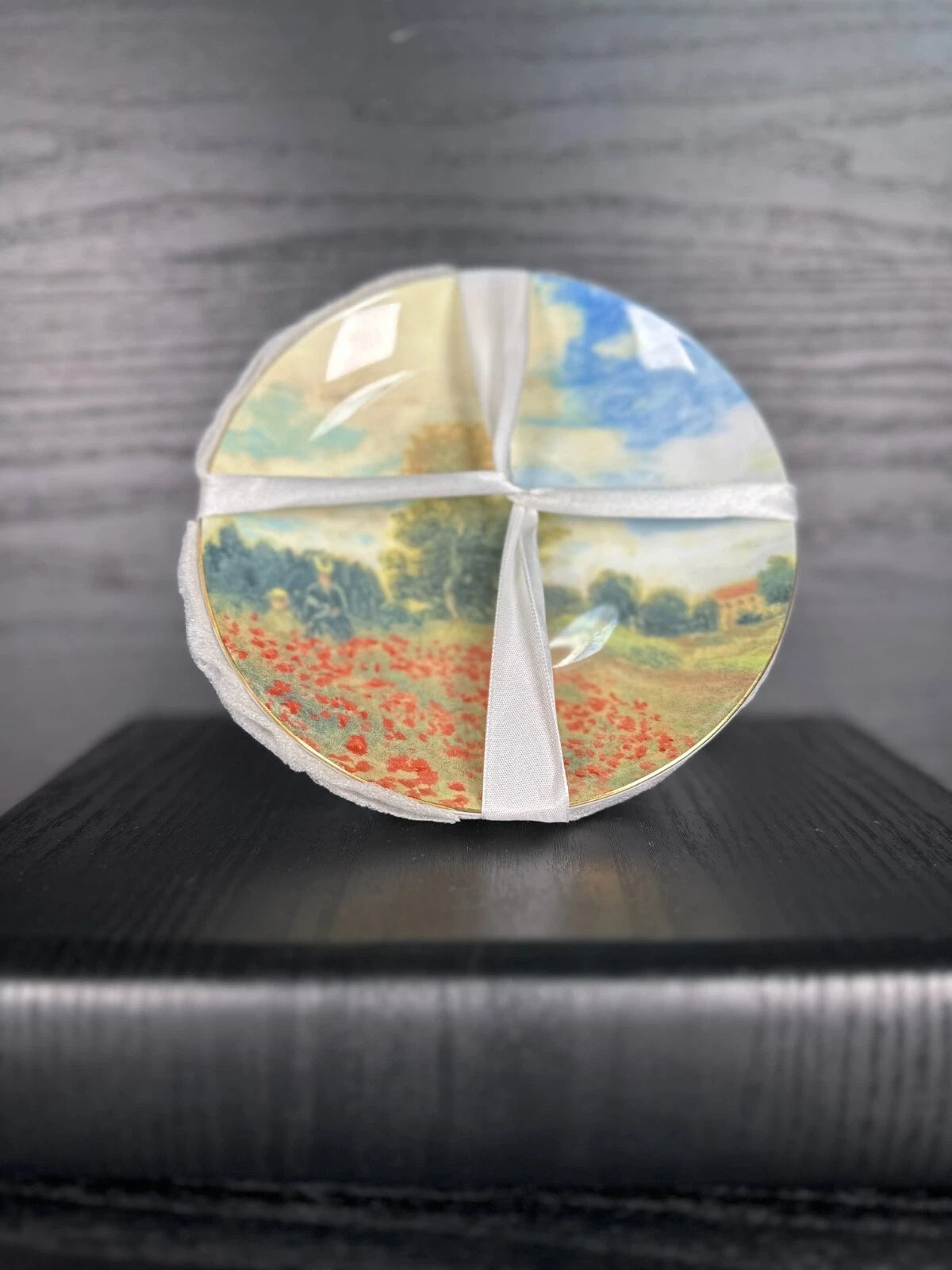 Stechcol Fine Bone China Tea Set – Claude Monet 'Poppy Field' Design – New Boxed