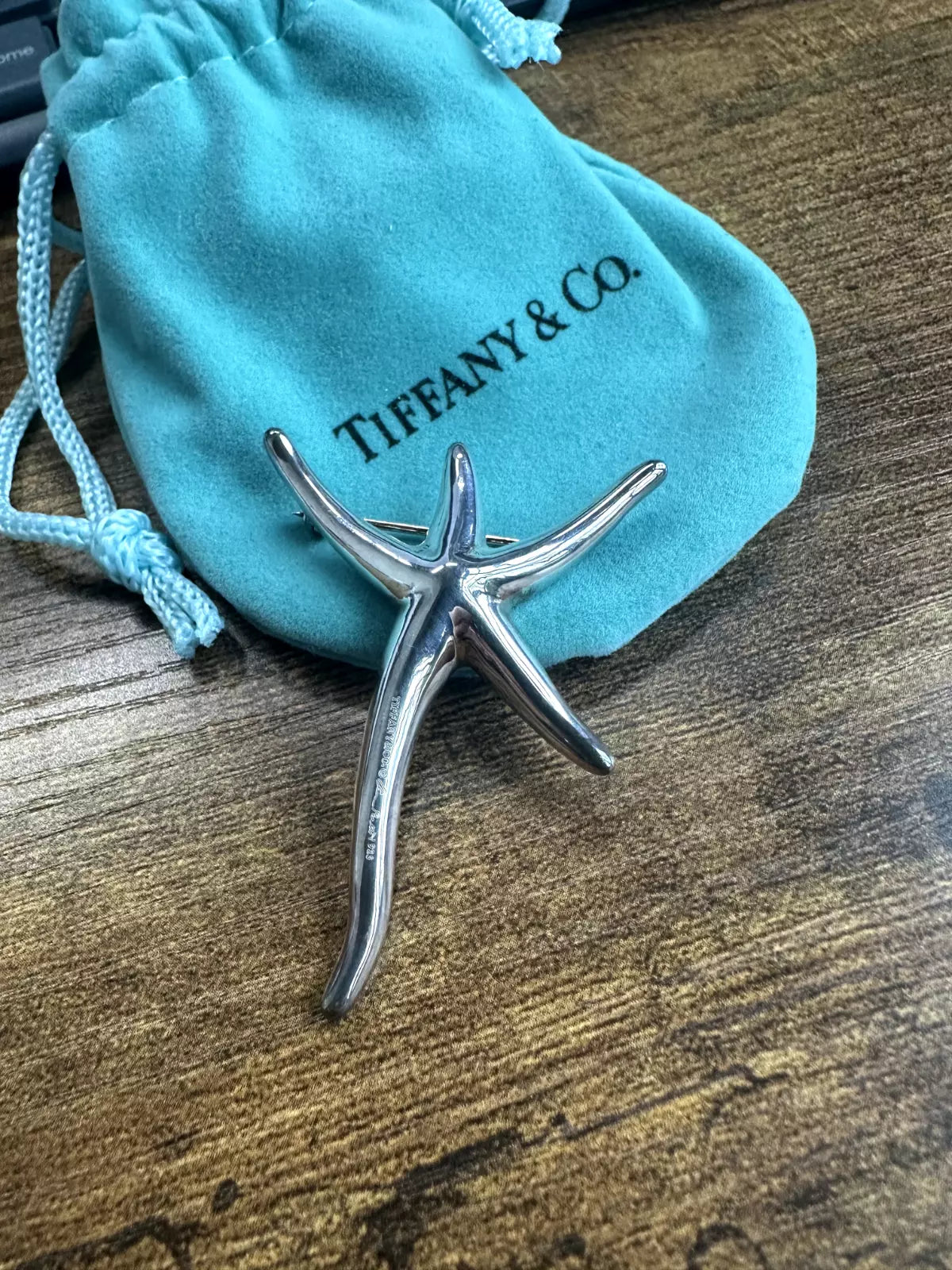 Tiffany & Co. Large Elsa Peretti Starfish Brooch – Sterling Silver, Signed
