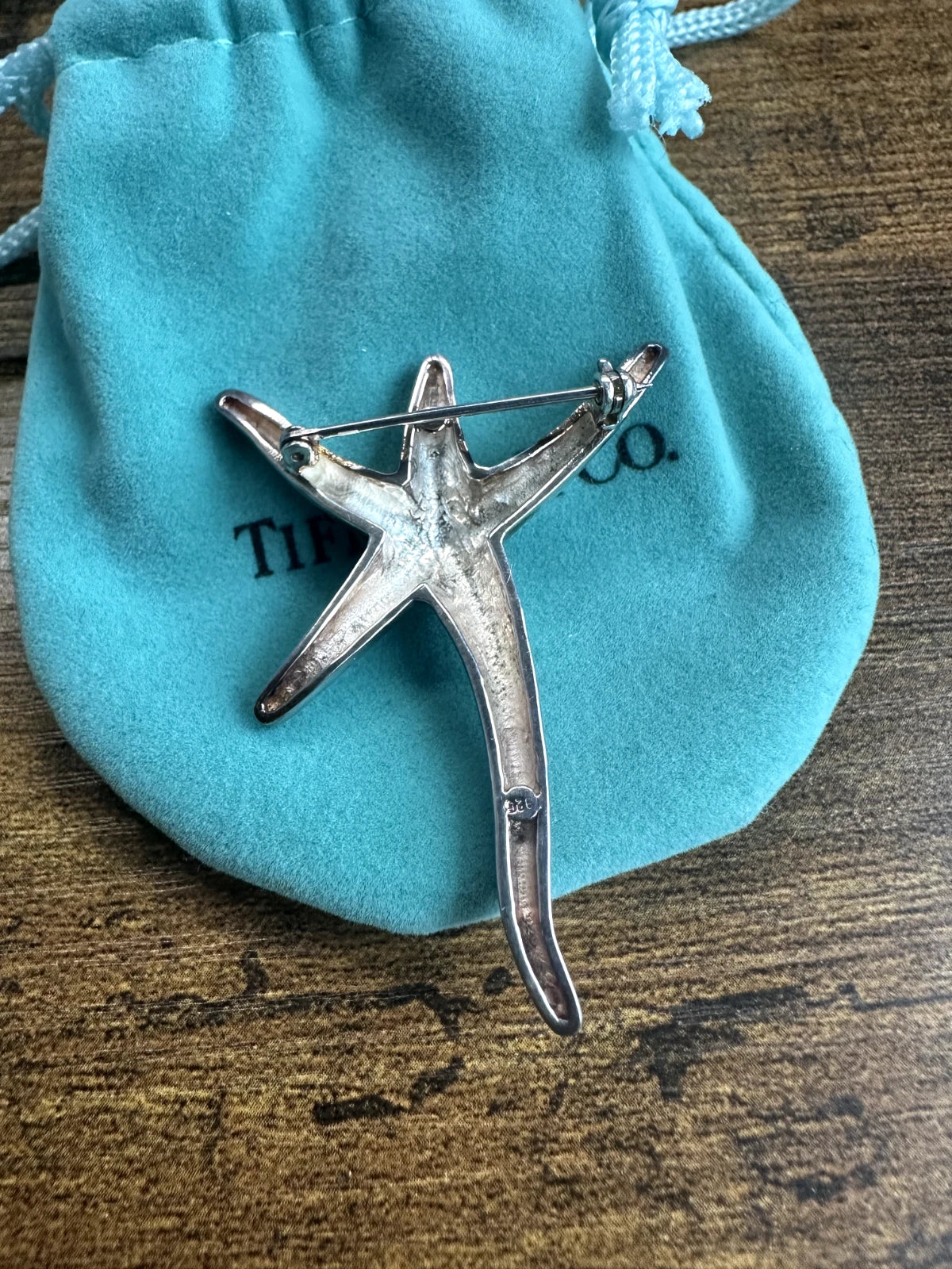 Tiffany & Co. Large Elsa Peretti Starfish Brooch – Sterling Silver, Signed