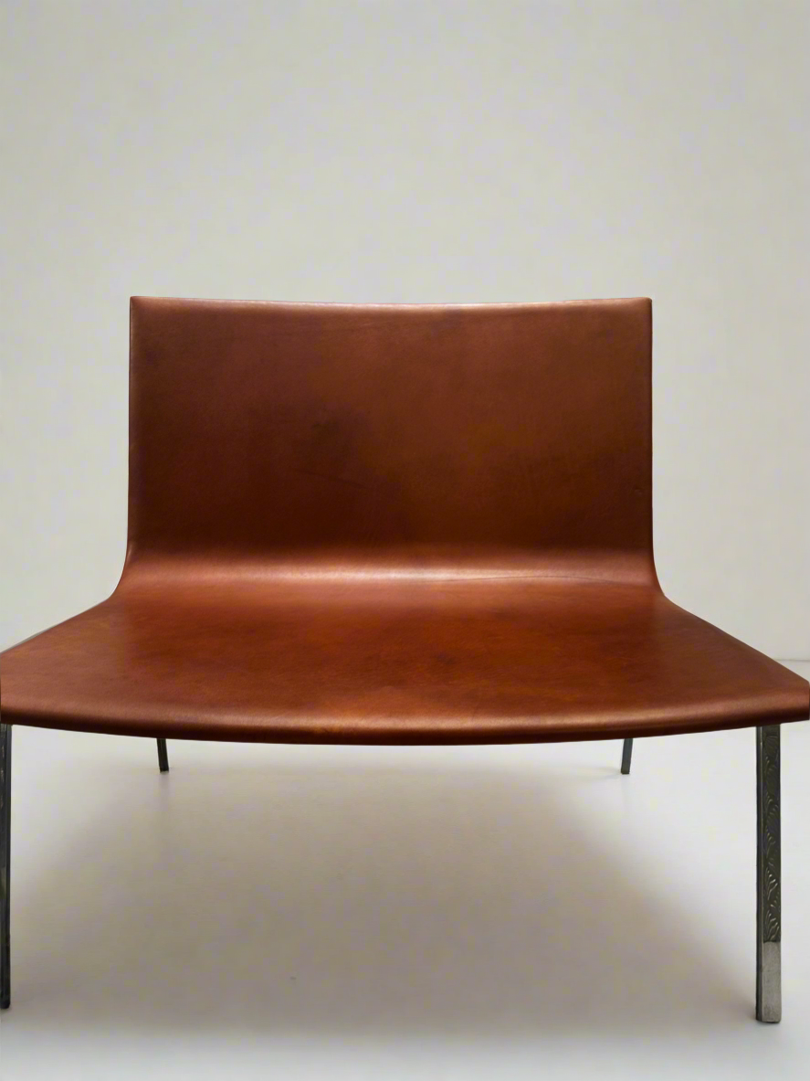 Pair of Tacchini ‘XL’ Armchairs – Pietro Arosio Italian Leather Chairs