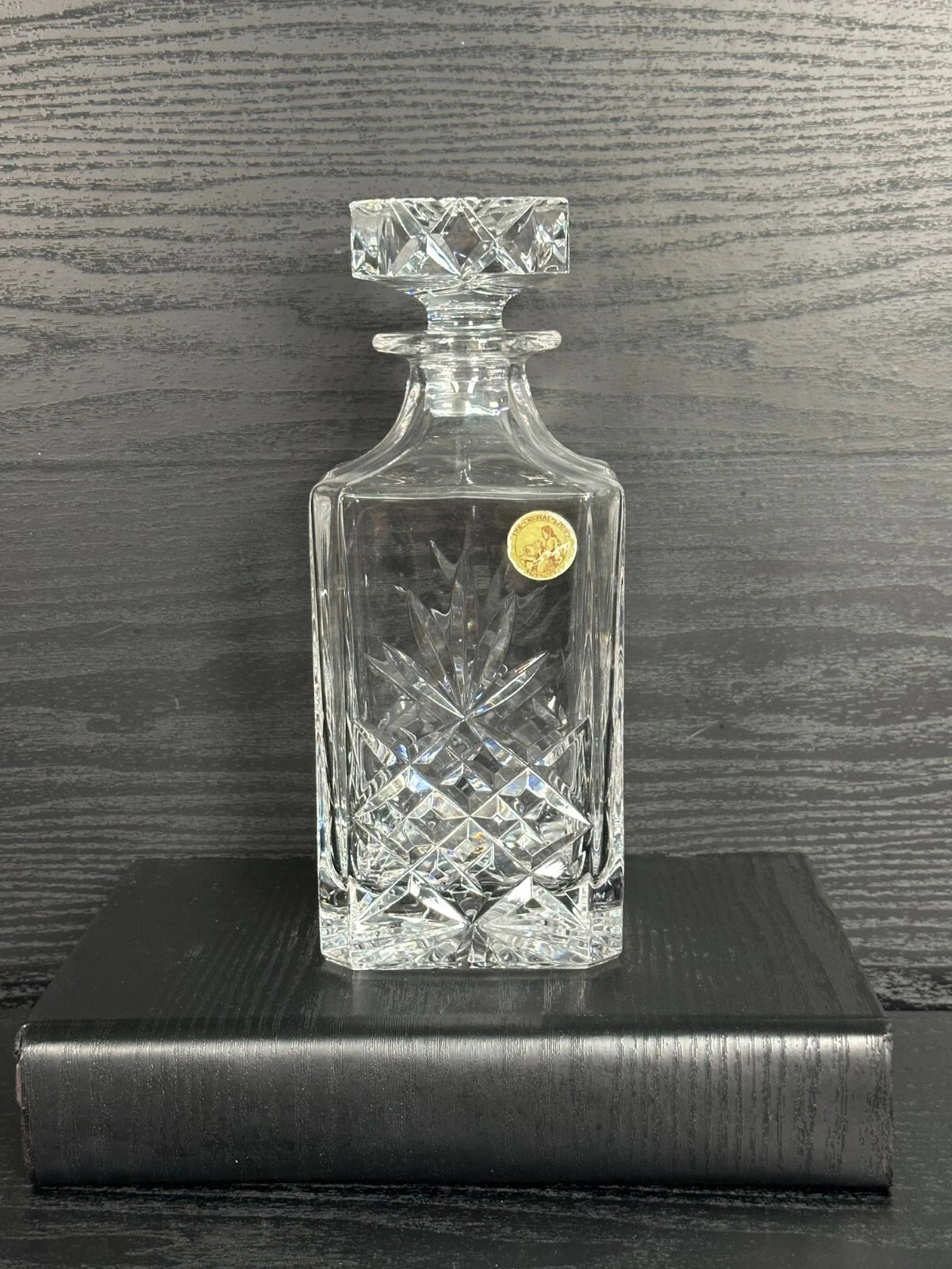Vintage Full Lead Cut Glass Crystal Decanter – The Crystal Studio