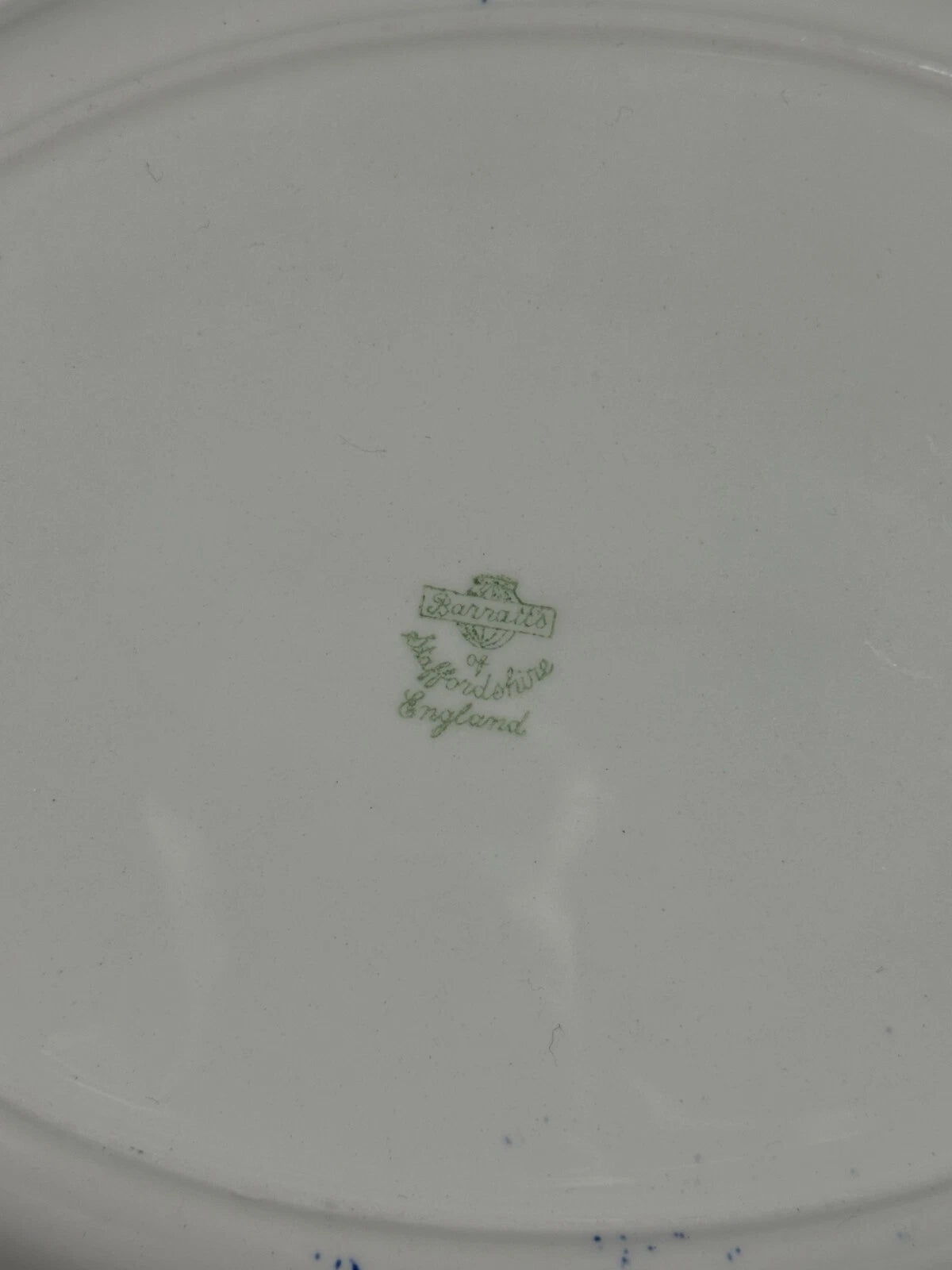 Vintage Barratts Staffordshire Blue Willow Serving Platter – English Ironstone