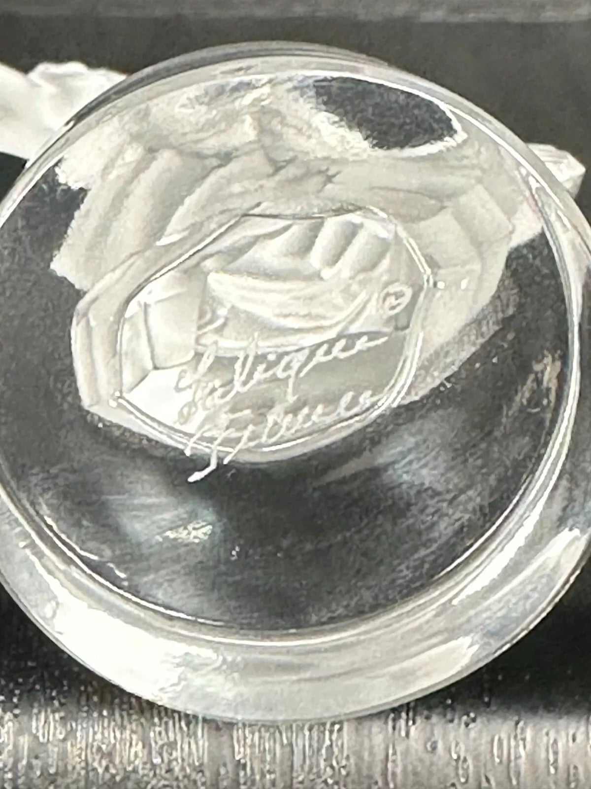 Lalique Crystal Seahorse Figurine – Clear – Signed – Mint Condition