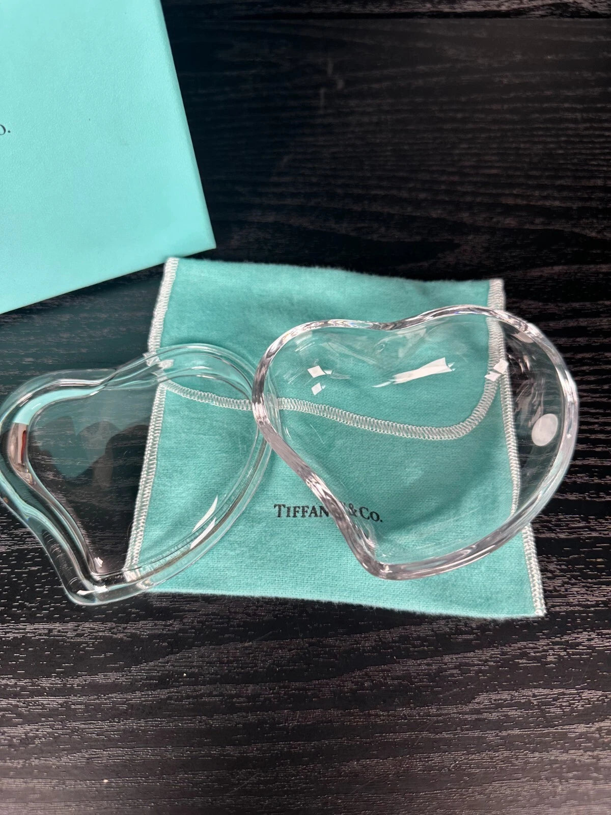 Tiffany & Co. Elsa Peretti Heart Box – Signed Collectible, Mint Condition