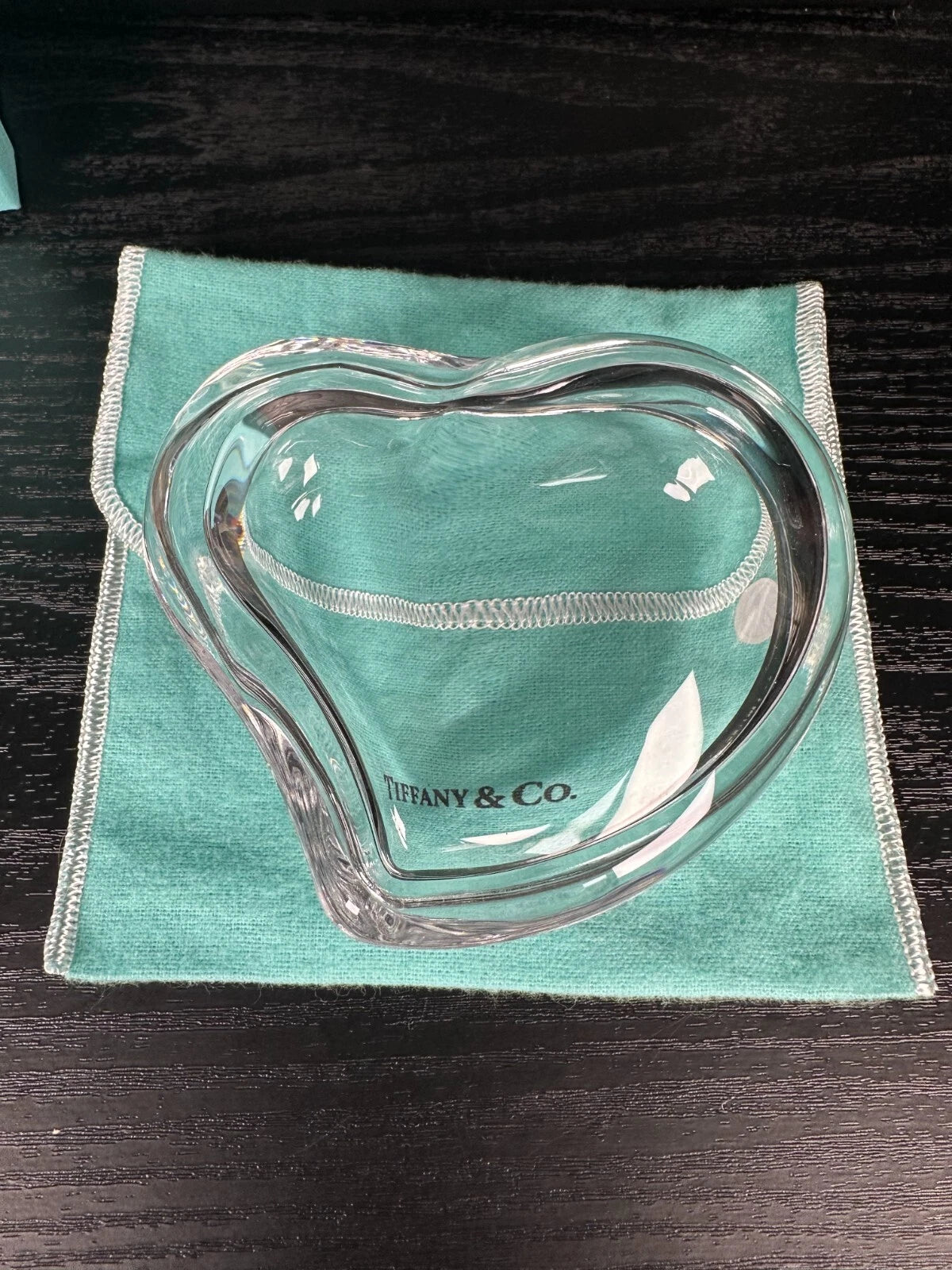 Tiffany & Co. Elsa Peretti Heart Box – Signed Collectible, Mint Condition