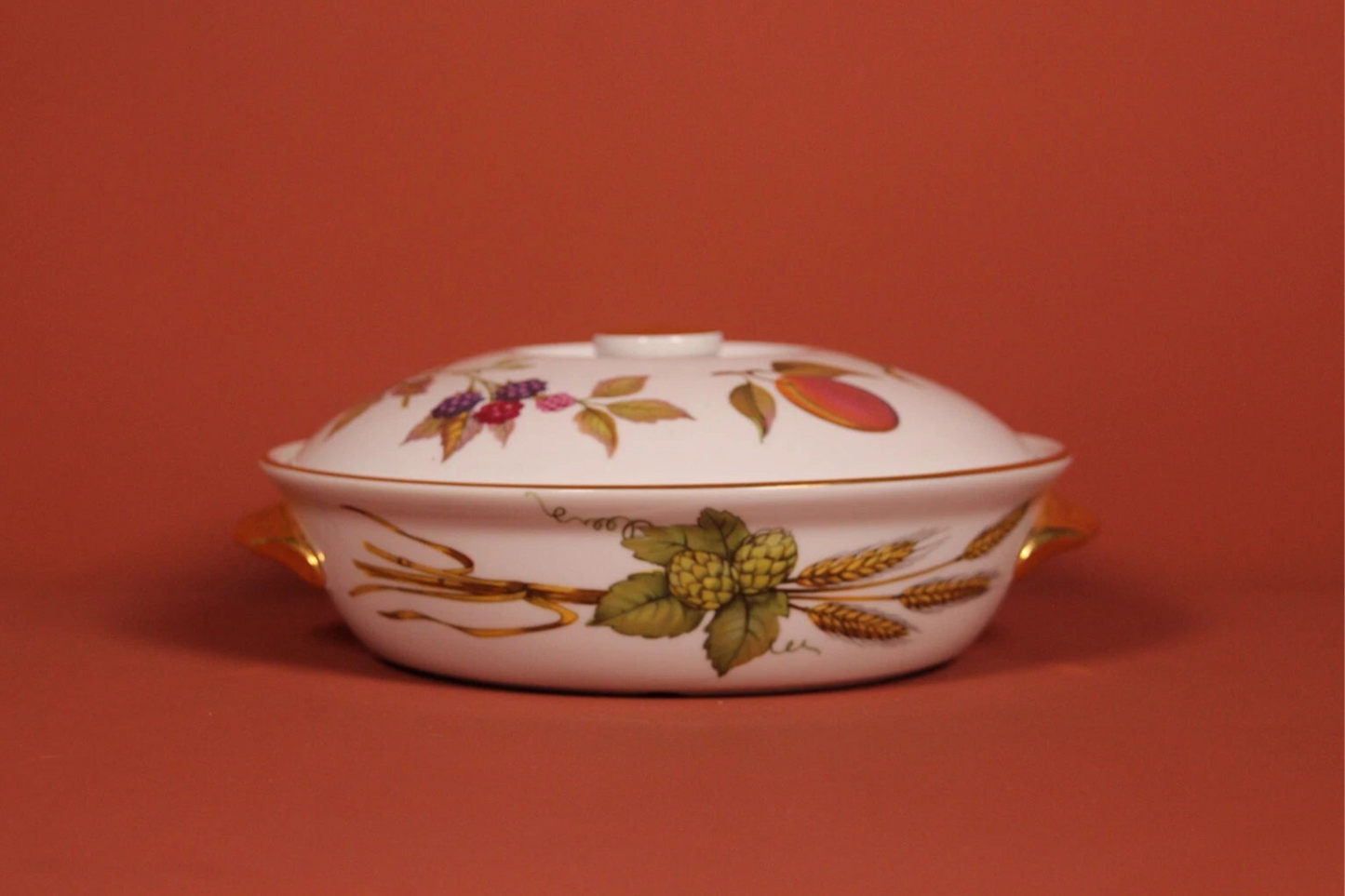 Royal Worcester Evesham Tureen Set – 3x Covered Serving Dishes